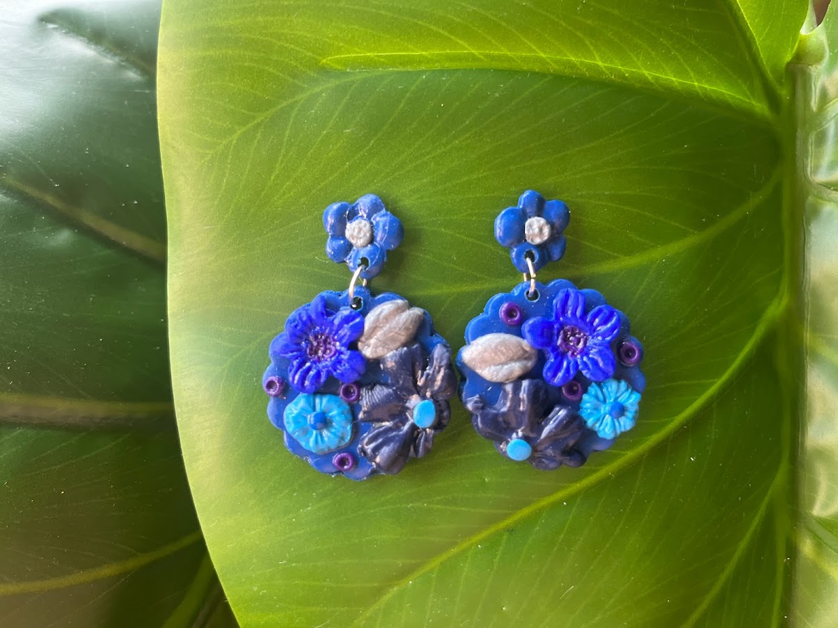 ALOHA AZUL FORMA DE FLOR